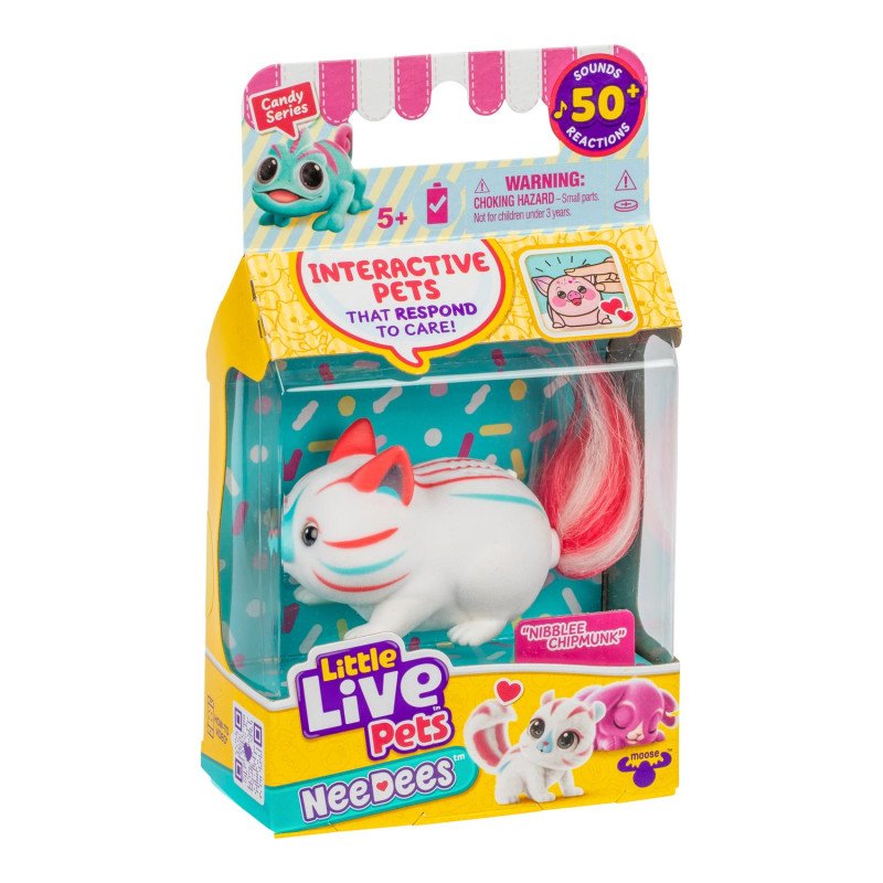 Little Live Needees Nibblee - Mascote Esquilo