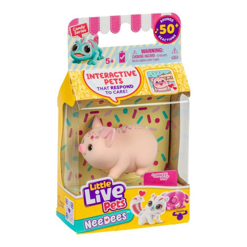 Little Live Needees Oinkee - Mascote porquinho