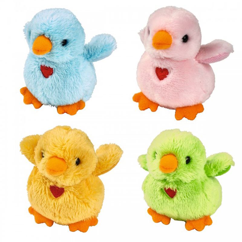 Peluche Pollito Corazón con Sonidos