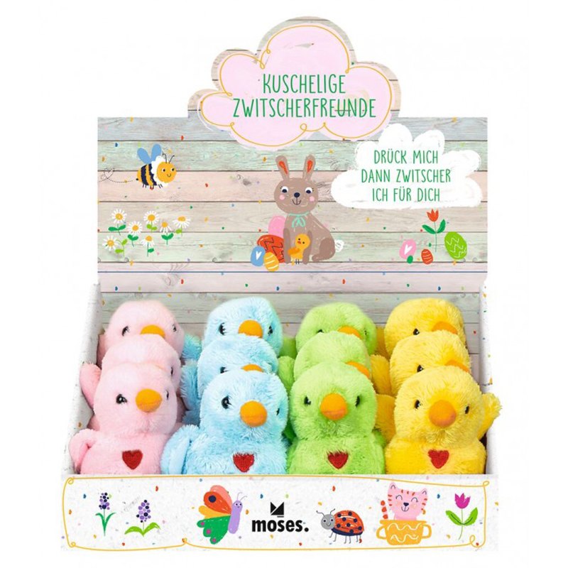 Peluche Pollito Corazón con Sonidos - Imagen 2