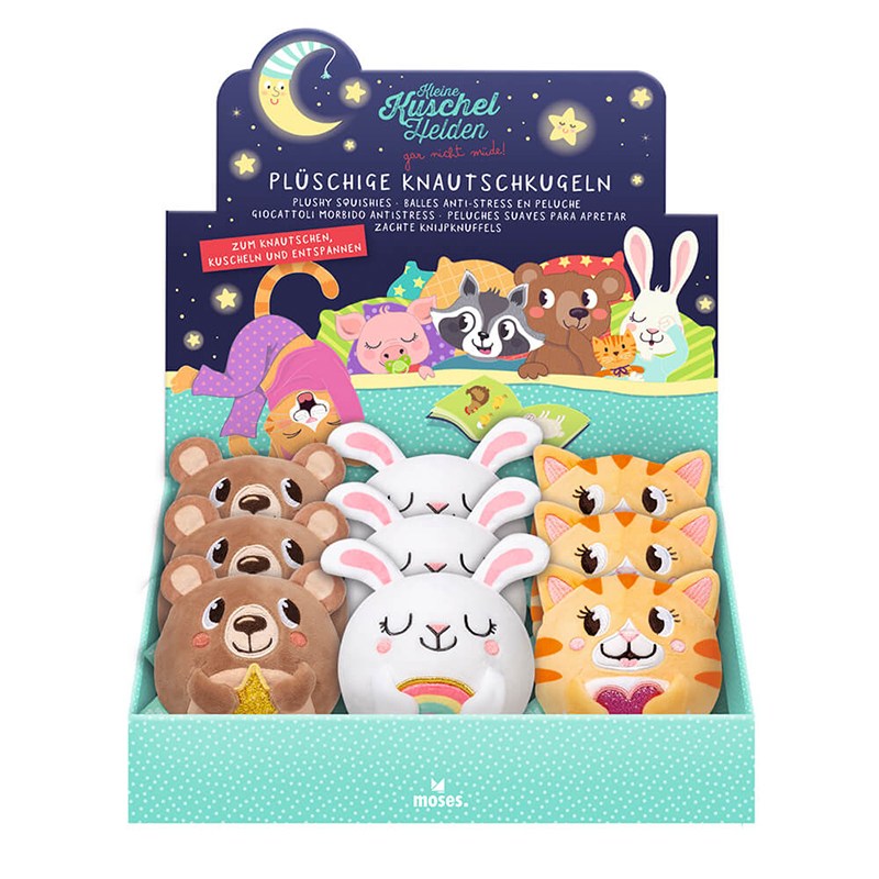 Pelota Antiestrés Animalito de Peluche