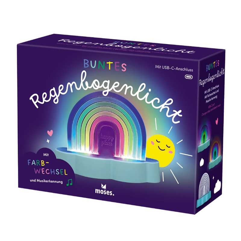 Lâmpada Arco-Íris Multicolorida