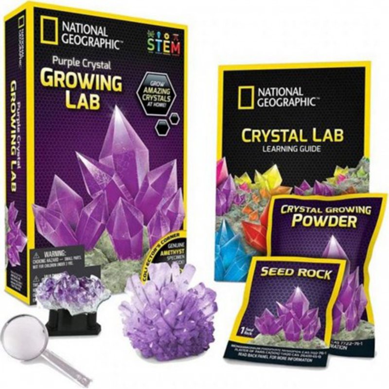 National Geographic Kit Educativo - Cristal Lila