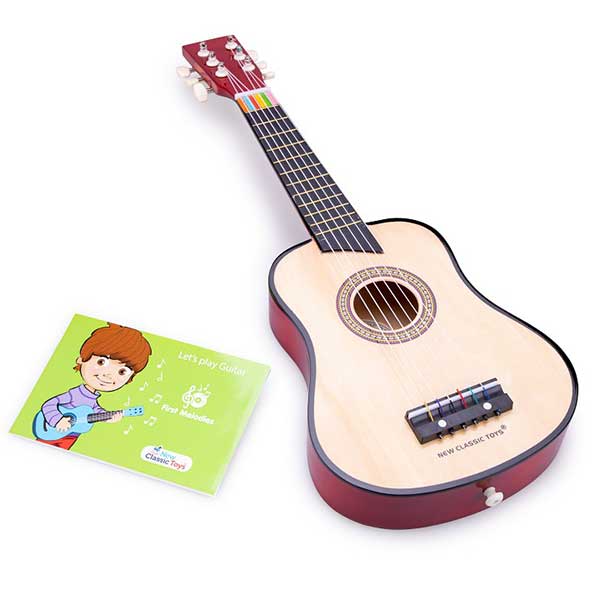 Guitarra Infantil Natural de Fusta - Imatge 1