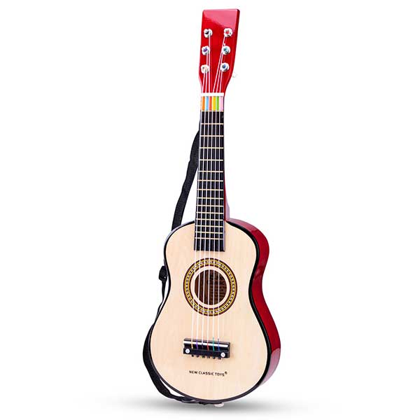 Guitarra Infantil de Madeira - Imagem 1