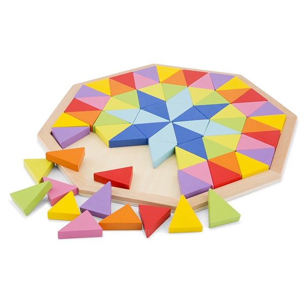 Puzzle de Madera Octogonal Colores - Imagen 1