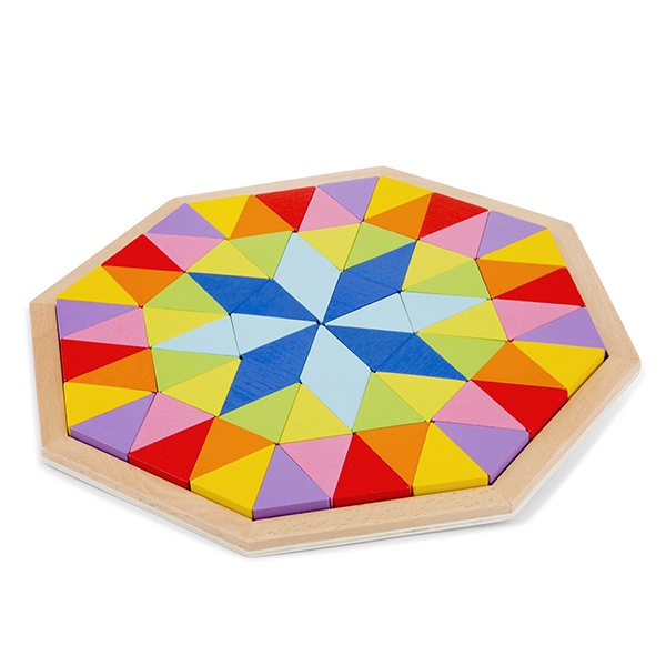 Puzzle de Madera Octogonal Colores - Imatge 1