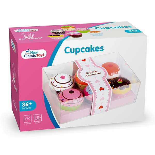 Caja 6 Cupcakes de Madera - Imagen 2