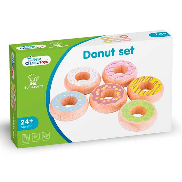 Caja 6 Donuts de Madera - Imatge 3