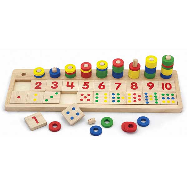 Juego de Madera Count and Match Numbers - Imagen 1