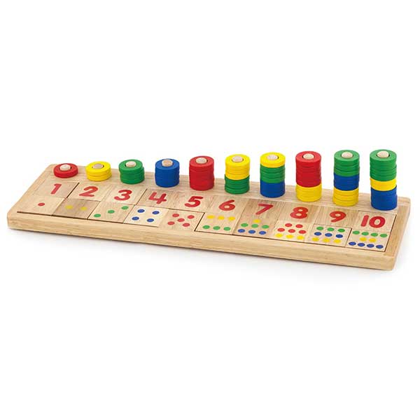 Juego de Madera Count and Match Numbers - Imatge 1