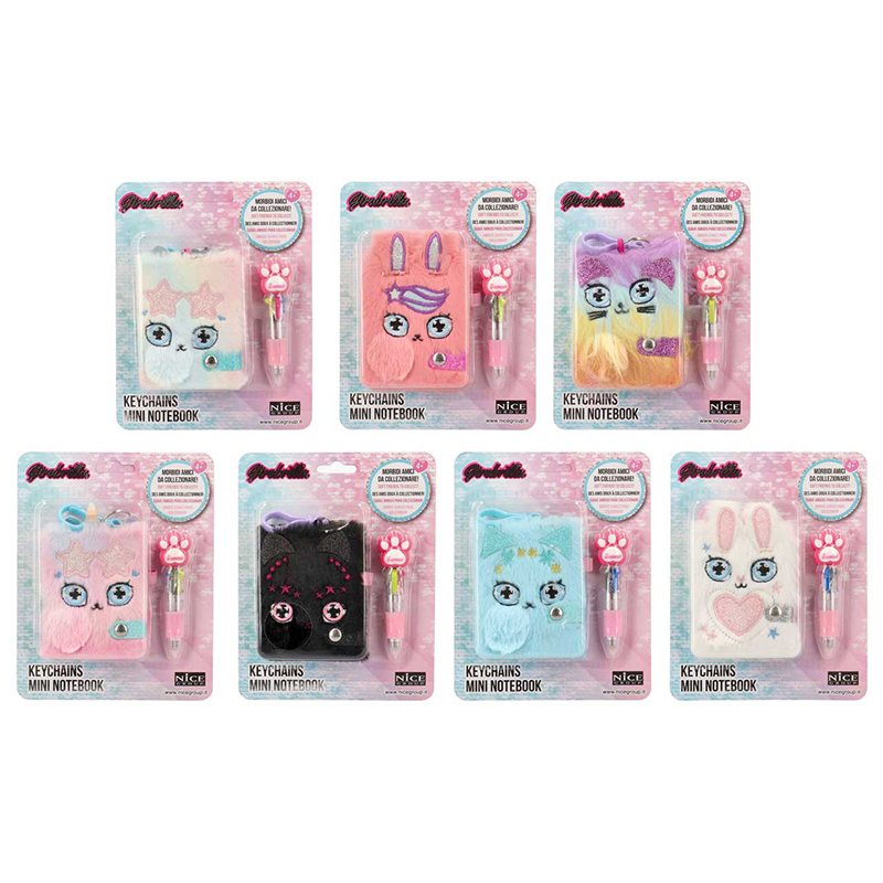 Girabrilla Mini Agenda e Chaveiro