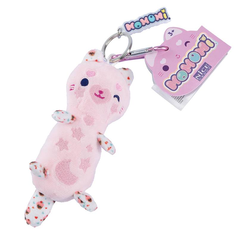 Momomi Pelúcia Porta-chaves Rosa
