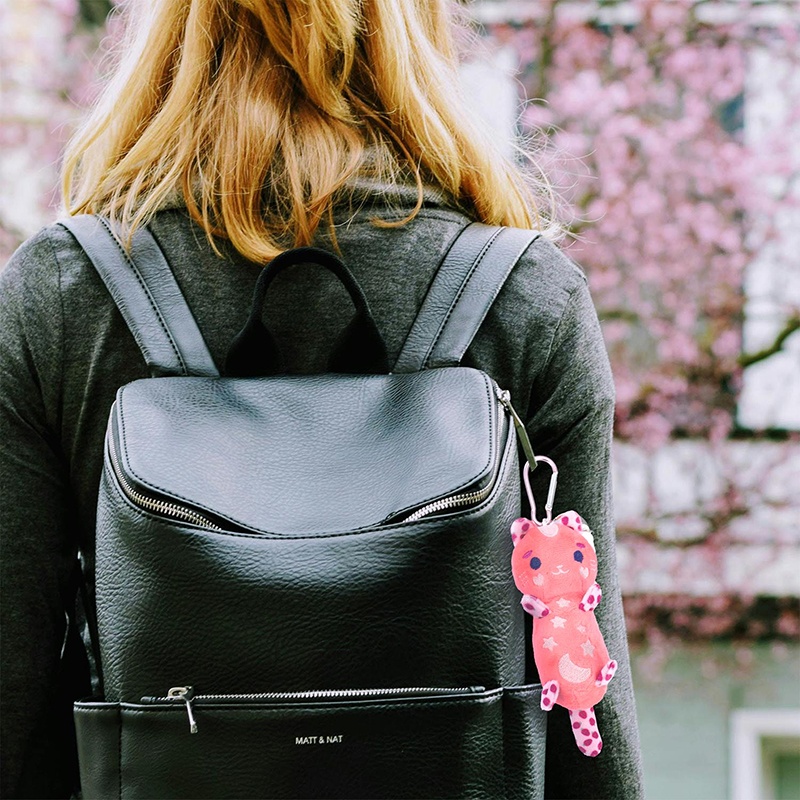 Momomi Pelúcia Porta-chaves Rosa - Imagem 1