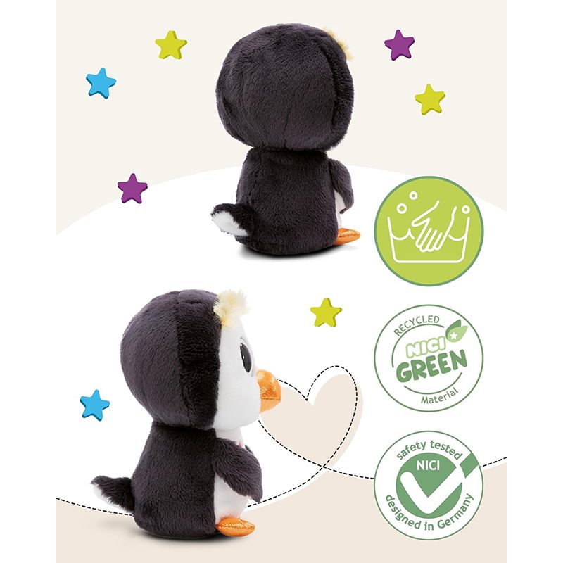Peluche Glubschis Pinguim Príncipe Nigu 15 cm - Imagem 1