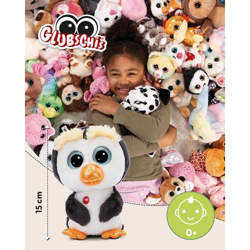 Peluche Glubschis Pinguim Príncipe Nigu 15 cm - Imagem 2