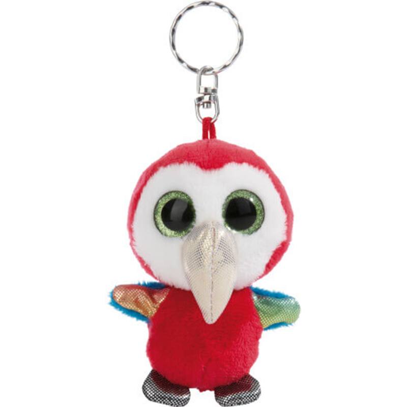 Glubschis Porta-chaves de Peluche Papagaio Pelotti 9cm