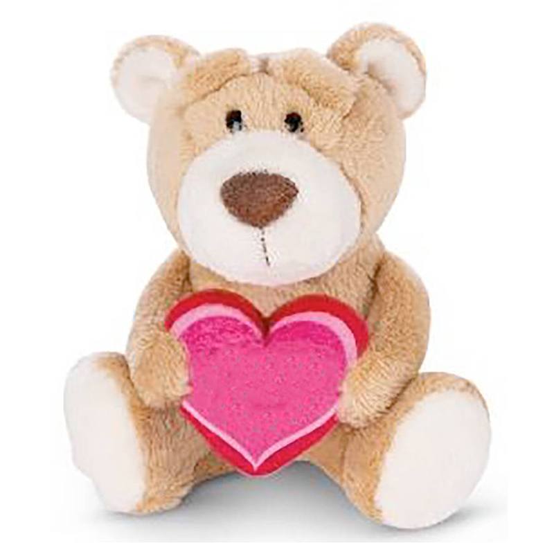 Urso de Peluche Castanho com Coração 15cm
