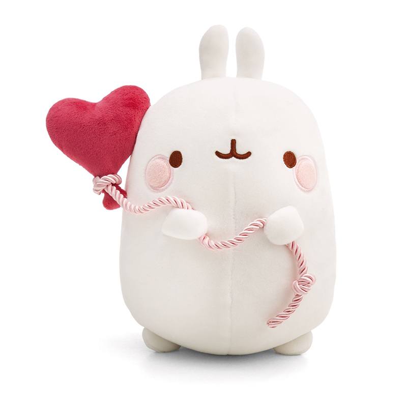 Nici Peluche MOLANG com Balão Coração 16cm - Imagem 1