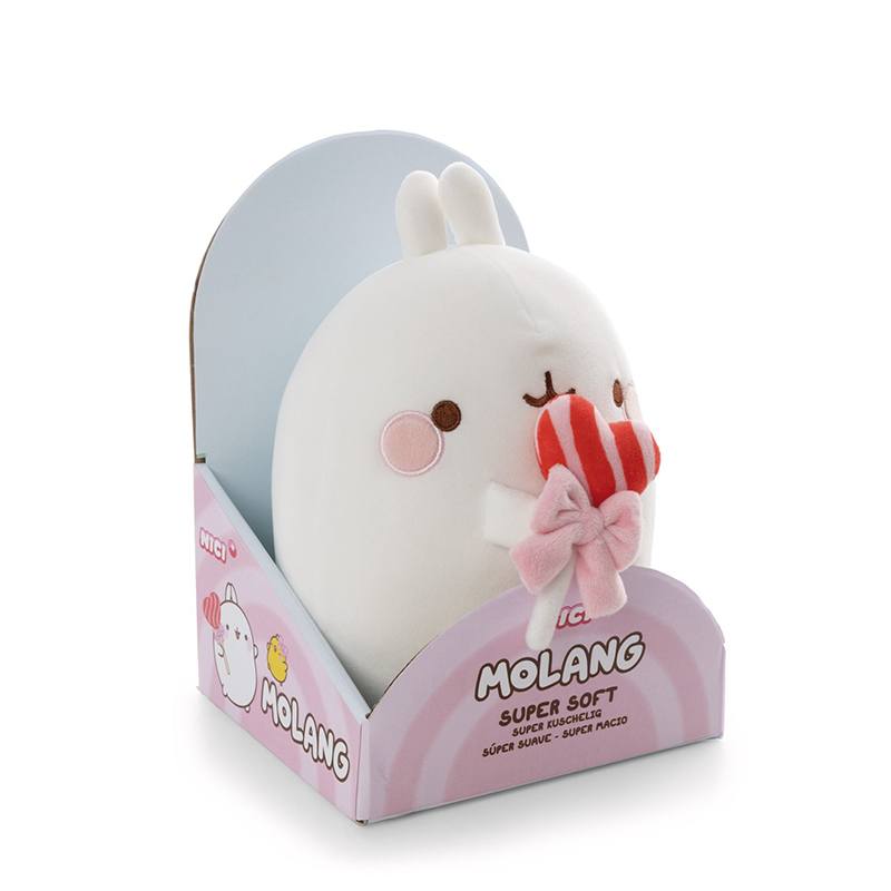Nici Peluche MOLANG com Pirulito 24cm