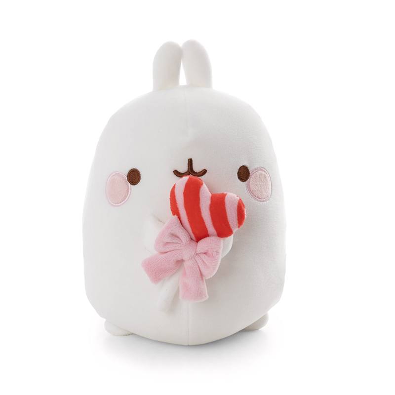 Nici Peluche MOLANG com Pirulito 24cm - Imagem 1