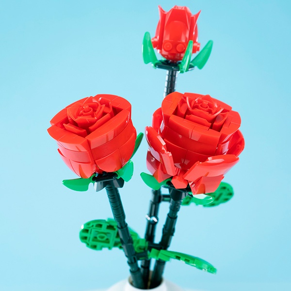 Construção Buquê de Rosas com Vaso - Imagem 1