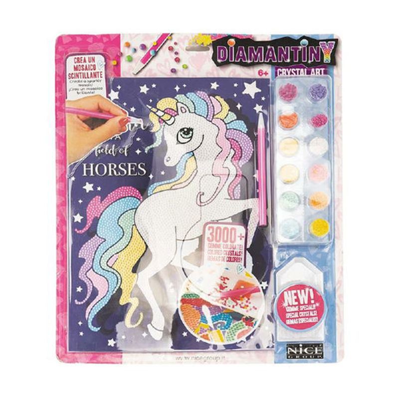 Crystal Art Diamantini Unicórnio