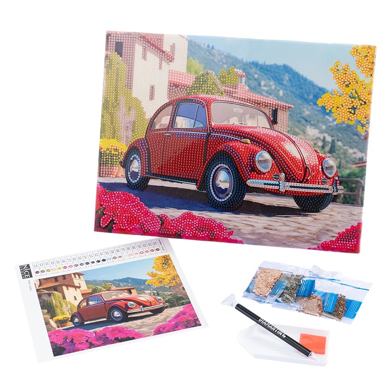 Diamantiny Lienzo Coche Beetle - Imagen 4