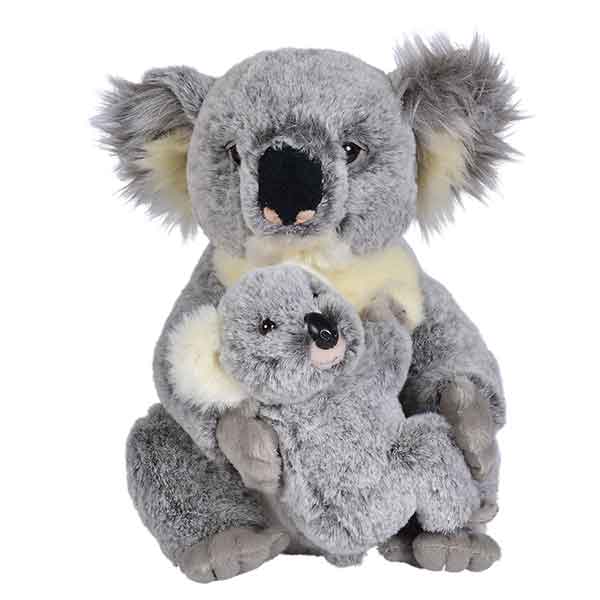 Peluche Koala con Bebé 28cm - Imagen 1