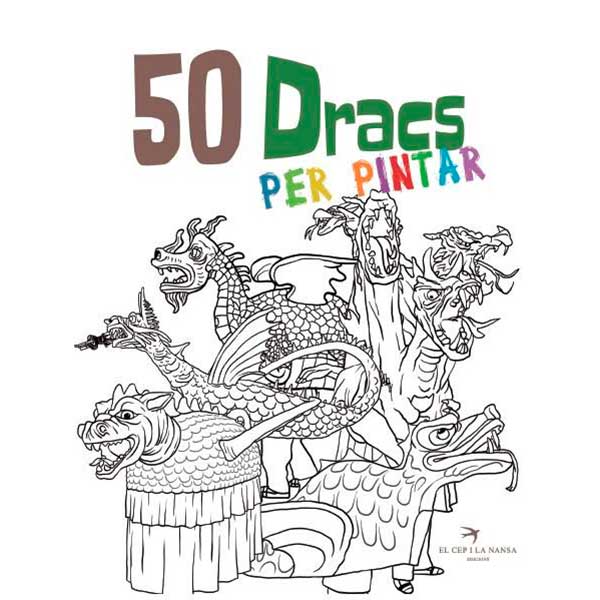 Quaderno Infantil 50 Dragones per Pintar - Imagen 1