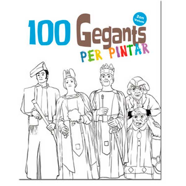 Quaderno 100 Gigantes Para Pintar Vol 2 - Imagem 1