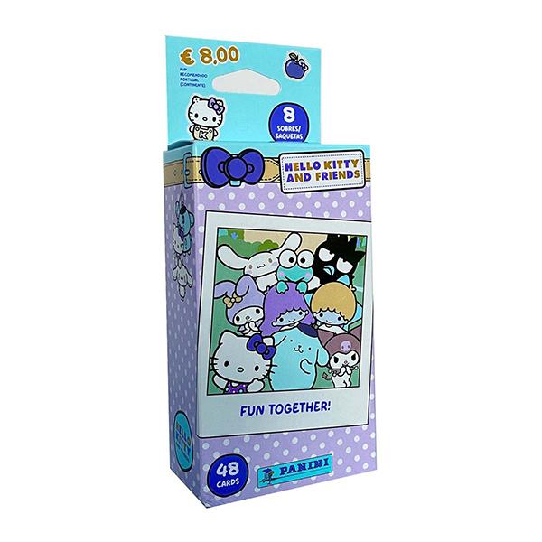 Panini Pack 8 Sobres Trading Cards Hello Kitty y Friends Fun Together
