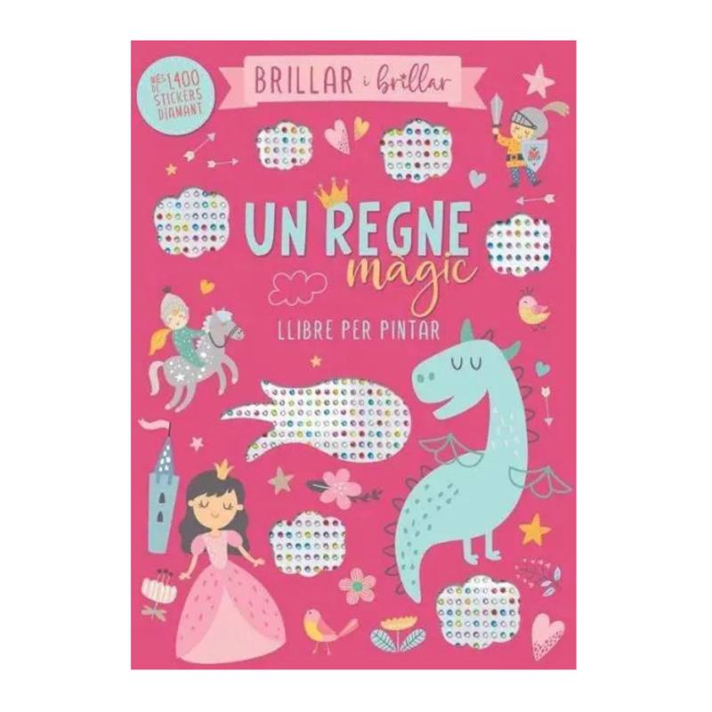 Cuaderno para Pintar Un Regne Màgic Brillar i Brillar - Catalán
