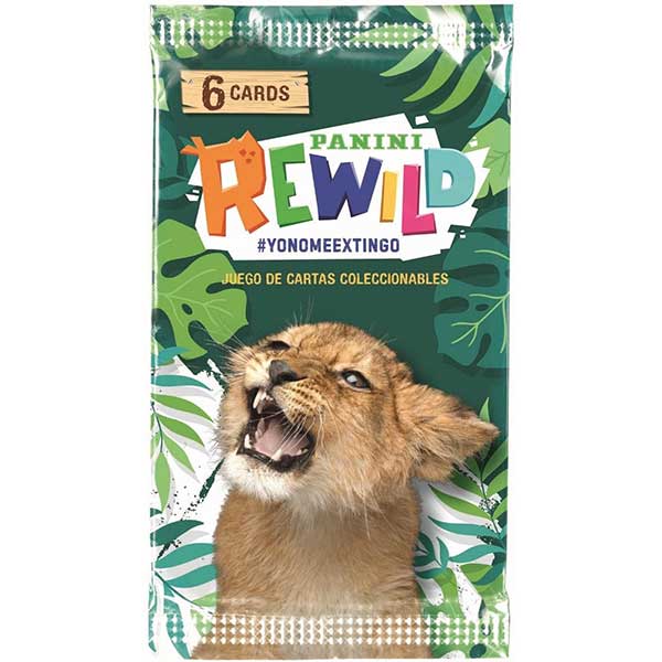 Envelope 6 Cartas Rewild Trading Cards - Imagem 1