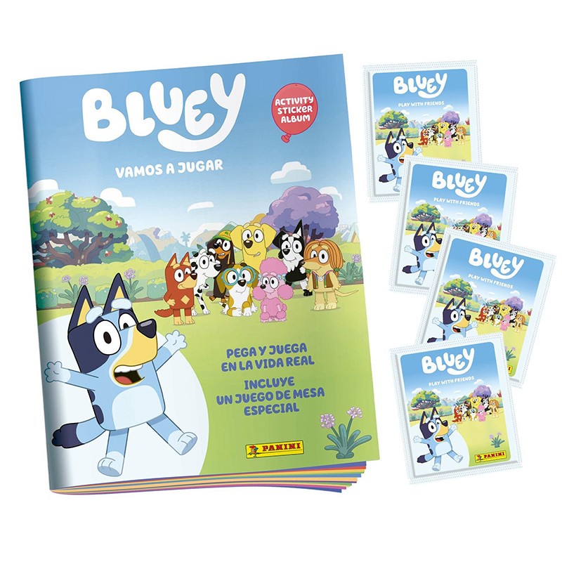 Bluey 2 - Megapack Álbum com 4 Pacotes