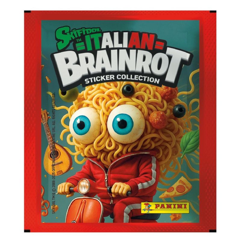 talian Brainrot Sticker Collection Envelope com 5 Cromos