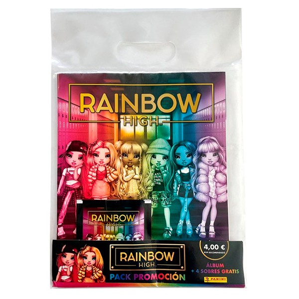 Panini Pack Sobres y Álbum Rainbow High
