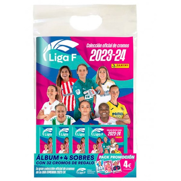 Liga Femenina Starter Pack com 4 Sobres 2023-24 - Imagem 1