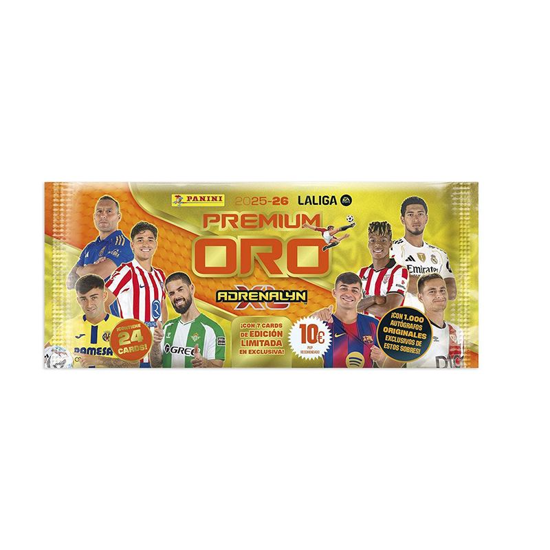 Adrenalyn XL LaLiga EA Sports Sobre Premium Oro 2025-26