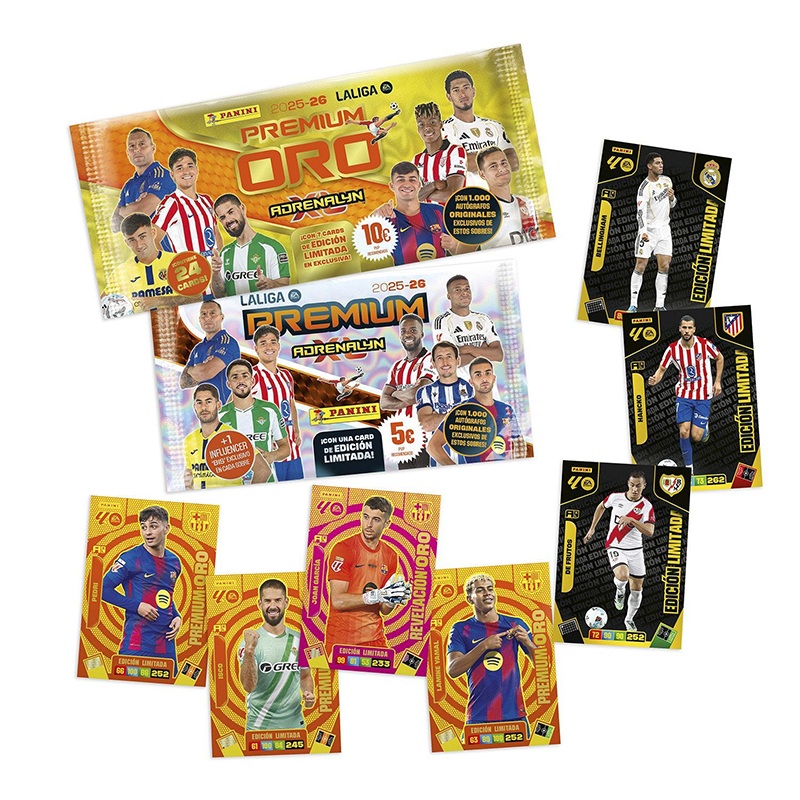 Adrenalyn XL LaLiga EA Sports Sobre Premium Oro 2025-26 - Imagen 1