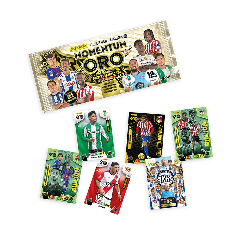 Adrenalyn XL LaLiga EA Sports Sobre Momentum ORO 2025-26 - Imagen 1