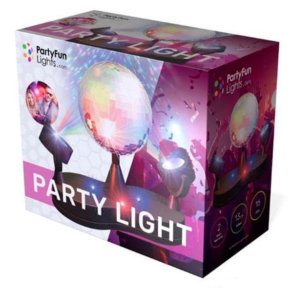 PartyFunLights Luz de fiesta Bola Giratoria y Focos Multicolores - Imatge 2