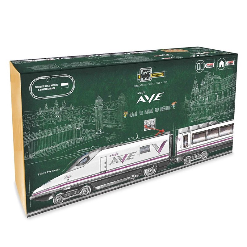 Comboio Eléctrico Renfe AVE com Estação