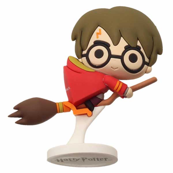 Mini Figura Harry Potter con Capa Roja 6 cm - Imagen 1