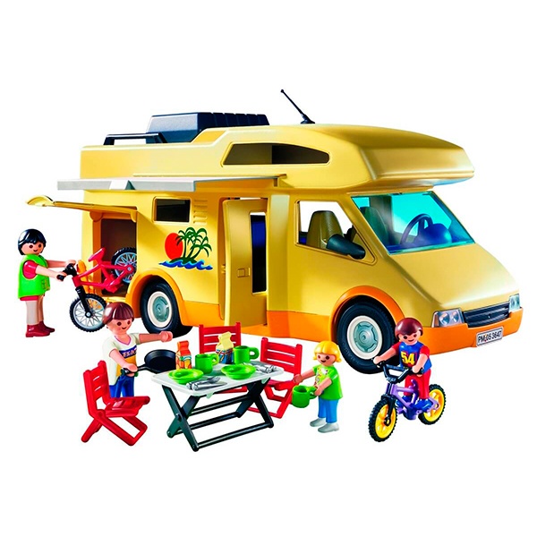 Playmobil Family Fun 3647 Caravana de Vacaciones - Imagen 1