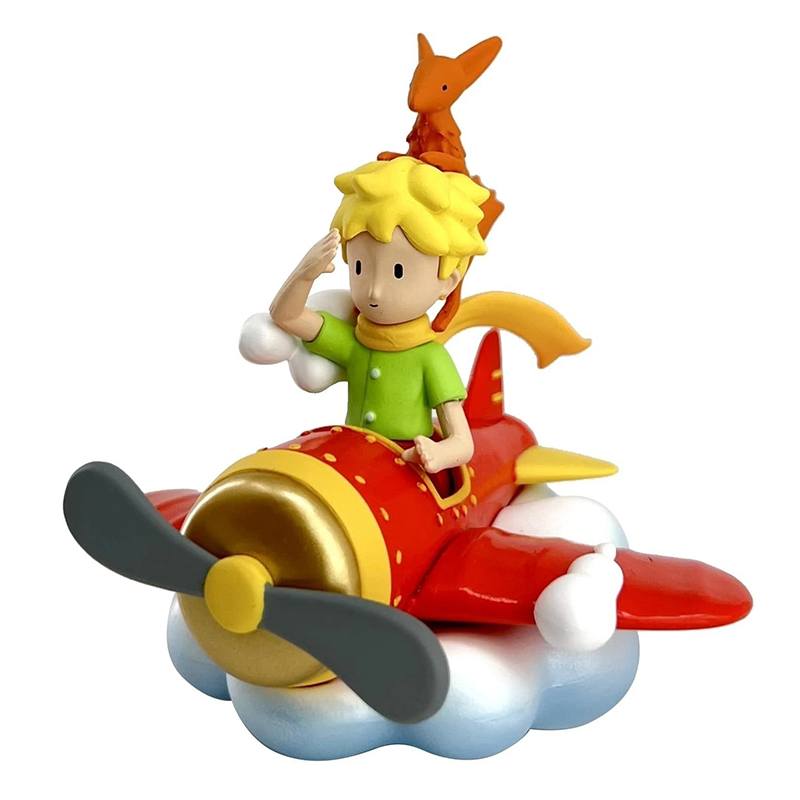Figura El Principito i la Guineu en Avió 8cm