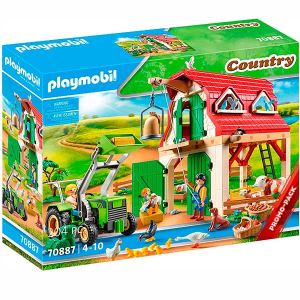 Playmobil 4066: Fazenda e Trator - Imagem 1