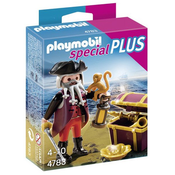 Pirata con Cofre del Tesoro Playmobil - Imagen 1