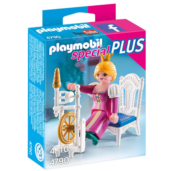 Princesa amb Roda de Filar Playmobil - Imatge 1