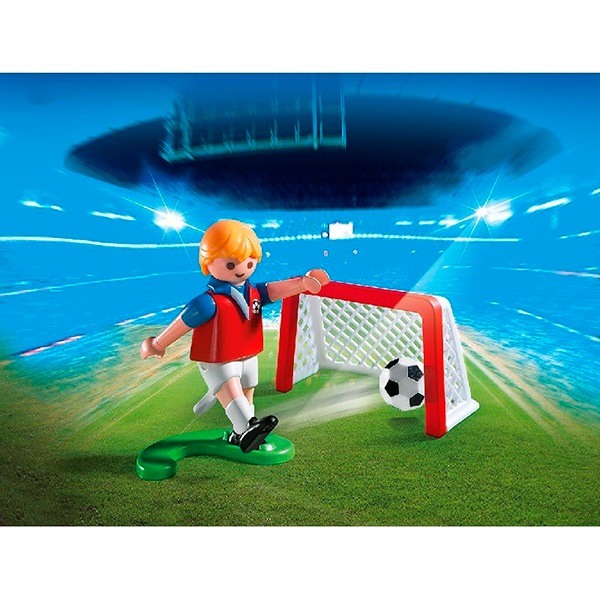4947 Playmobil Jugador de Fútbol con portería – Huevo - Imatge 1